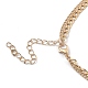 Alloy Double Layered Necklaces NJEW-B0002-08G-3