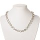 Brass Acrylic Rhinestone Jewelry Sets: Earrings & Necklaces SJEW-JS00780-5
