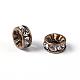Brass Rhinestone Spacer Beads RB-A014-Z6mm-01AB-NF-2