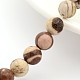 Agate naturelle australien chapelets de perles rondes X-G-M272-02-6mm-1