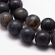 Agata a strisce naturali / fili di perle di agata fasciate X-G-K166-12-8mm-03-3