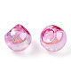Placage uv perles acryliques irisées arc-en-ciel OACR-G012-04-6