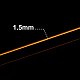 Benecreatマットラウンドアルミワイヤー  サンゴ  15ゲージ  1.5mm  68 m /ロール AW-BC0003-30C-1.5mm-5