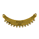 Tibetan Style Alloy Crescent Chandelier Components Links TIBE-S217-AG-RS-1