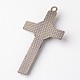 Crucifix Cross Tibetan Style Alloy Big Pendants PALLOY-F042-03AB-2