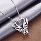 Fashion Jewelry Silver Plating Pendant Necklaces NJEW-BB19125-01-2