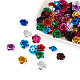 Fashewelry 300pcs 10 Farben Aluminium Cabochons MRMJ-FW0001-02-4