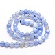 Faceted Natural Agate Round Beads Strands G-E319A-6mm-03-2