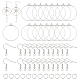 Unicraftale набор для изготовления больших круглых висячих сережек своими руками DIY-UN0004-07-1