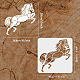 Haustier aushöhlen zeichnung malschablonen DIY-WH0391-0285-2
