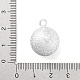 Pendentifs de cloche en laiton KK-NH0001-01S-3