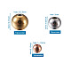 Intercalaire perles en 304 acier inoxydable STAS-TA0004-74-6