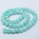 Natural & Dyed Jade Bead Strands G-P370-01-6mm-2