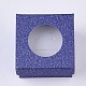 Boîtes à bijoux en carton scintillant CBOX-N012-21A-3