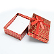 厚紙のギフトボックス  スポンジinsdieと  長方形  ミックスカラー  9x7x3cm CBOX-S016-04-3