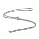 304 creazione di collana con cursore a catena in acciaio inossidabile MAK-H100-01P-1