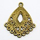 Mixed Tibetan Style Alloy Pendants DIY Jewelry Findings TIBEP-D061-03AB-NF-3
