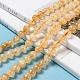 Chapelets de perles de citrine naturelle G-O166-10-8mm-6