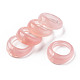 透明樹脂指輪  模造ゼリースタイル  ピンク  usサイズ7 1/4(17.7mm) X-RJEW-S046-002-C01-1