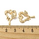 Brass Micro Pave Cubic Zirconia Pendants KK-H460-43G-3