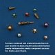 Tibetischen Stil Legierung und Eisen Perlenkappen TIBEB-PH0004-13-4