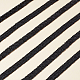 ポリエストレレーストリム  キラキラチップ付き  フラット  服飾材料  ブラック  1/2インチ（14x1mm）  約14.22ヤード（13m）/カード OCOR-WH0068-48-4