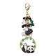 Décorations de pendentif en émail en alliage de panda HJEW-JM01275-02-1