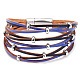 Bracelets multi-rangs en cuir PU BJEW-F352-03S-04-1