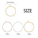 SUNNYCLUE 150pcs 25mm Wine Glass Charm Rings Earring Beading Hoop Jewelry Making Findings for DIY Jewelry Marking Party Wedding Festivals Decoration KK-SC0001-18-4