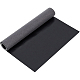 Cuir pu benecreat (33cm x 140cm) rouleau de cuir noir simili cuir synthétique de couleur unie pour habiller couture artisanat - noir DIY-WH0199-02A-3