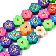 Handmade Polymer Clay Beads Strands CLAY-T020-03-1