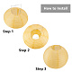 BENECREAT Decoration Accessories Paper Ball Lantern AJEW-BC0003-04A-7