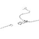 Tinysand 925 colliers avec pendentif en forme de goutte en argent sterling et oxyde de zirconium TS-N322-S-4