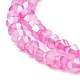 Chapelets de perles en verre imitation jade GLAA-P058-02A-4