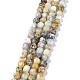 Blanc naturel opale africain perles brins G-C038-02S-1
