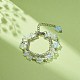 Bracelets multirangs perles opalite étoile BJEW-JB08752-5