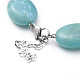 Bracelets de perles d'imitation de pierres précieuses acryliques BJEW-JB04683-4