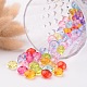 Mixed Color Transparent Acrylic Faceted Rondelle Beads X-PL946Y-3