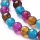 Natural Agate Beads Strands G-G580-6mm-18A-8