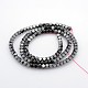 Non-magnetic Synthetic Hematite Beads Strands G-O011-B01-1