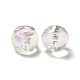 Placage uv perles acryliques transparentes PACR-M001-06-2