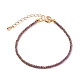 Bracelets en perles de verre galvanisé à facettes BJEW-JB05693-03-1