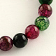 Runde gefärbt natürlichen Turmalin Edelstein Perlen Stränge X-G-R262-6mm-1