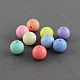 Perles de boule en acrylique solide bubblegum chunky X-SACR-R835-6mm-M-1