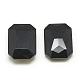 Cabujones de cristal con rhinestone RGLA-T079-10x14mm-02-2