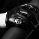 Punk Rock Style 316L Surgical Stainless Steel Skull Wide Band Rings for Men RJEW-BB01210-11AS-5