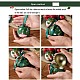 ブリキの丸いボールキャンディー収納記念品ボックス  クリスマスメタルハンギングボールギフトケース  クリスマスツリー  16x6.8cm CON-Q041-01G-5