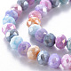Cuisson opaque de perles de verre peintes EGLA-N006-010A-B09-3