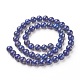 Chapelets de perle en lapis-lazuli naturel X-G-G953-02-6mm-2