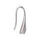 Rhodium Plated 925 Sterling Silver Earring Hooks STER-K168-116P-3